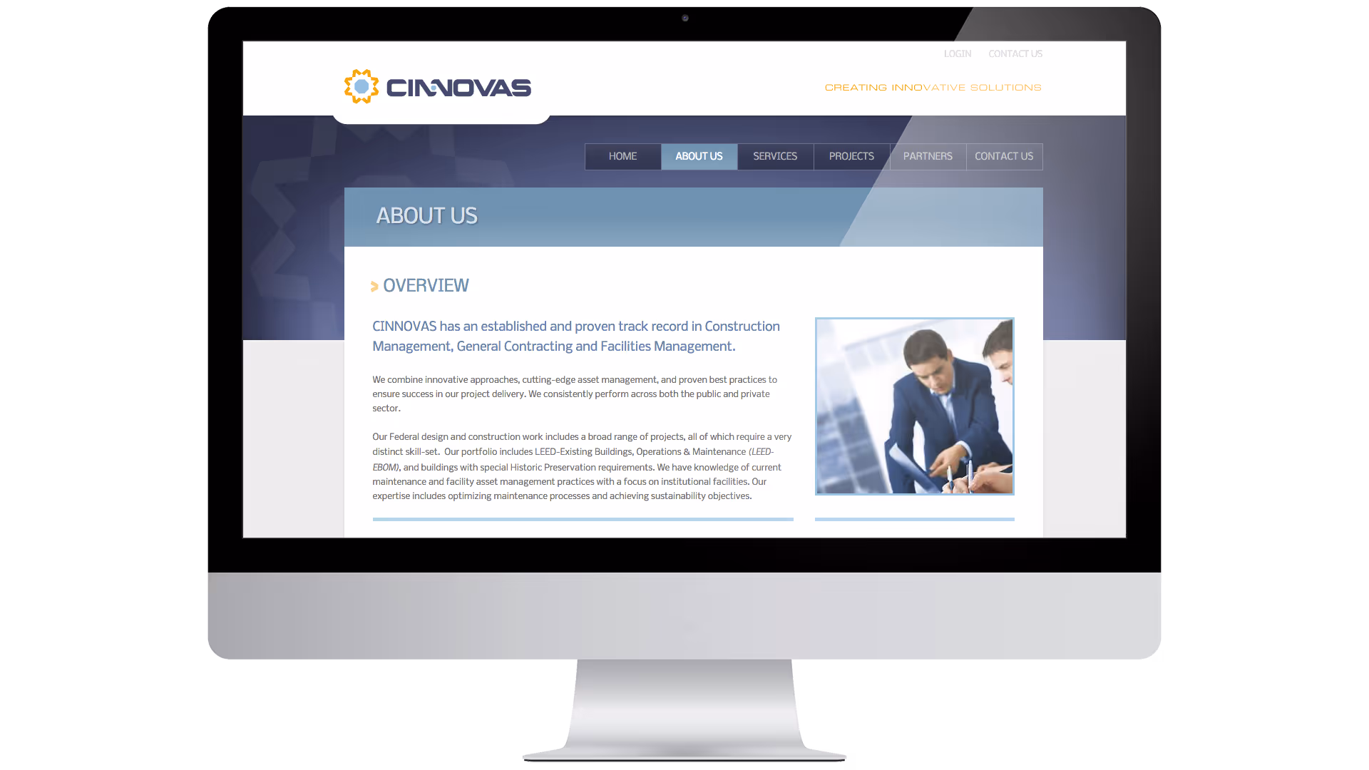 Cinnovas Group screen 2