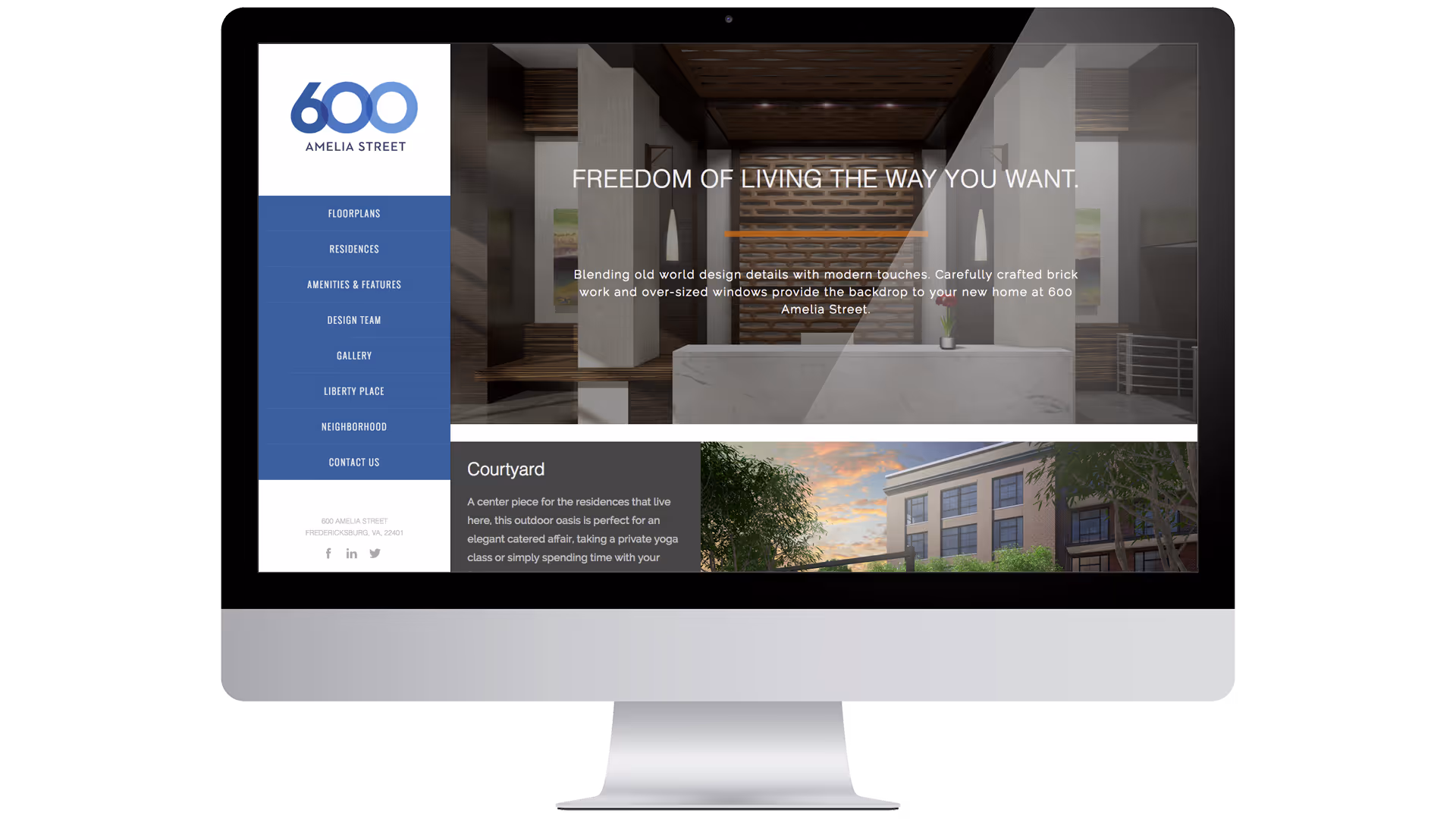 600 Amelia Street screen 3
