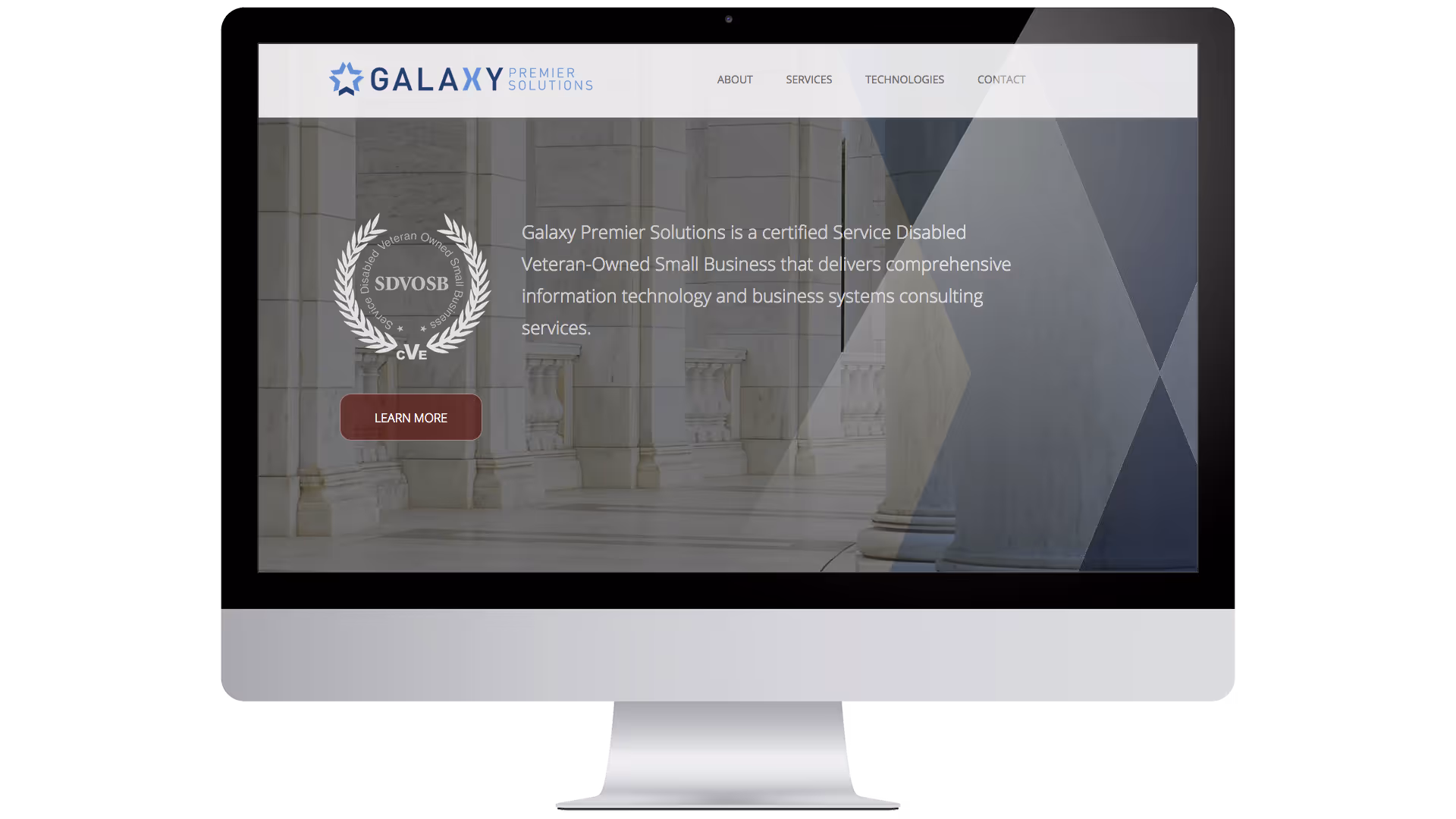 Galaxy Premier Solutions screen 1