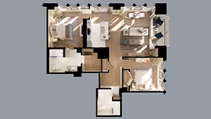 Two Bedroom Unit