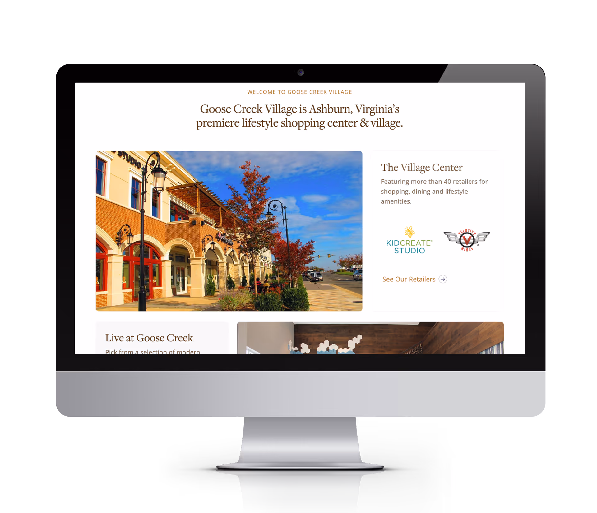 Goose Creek Village screen 3