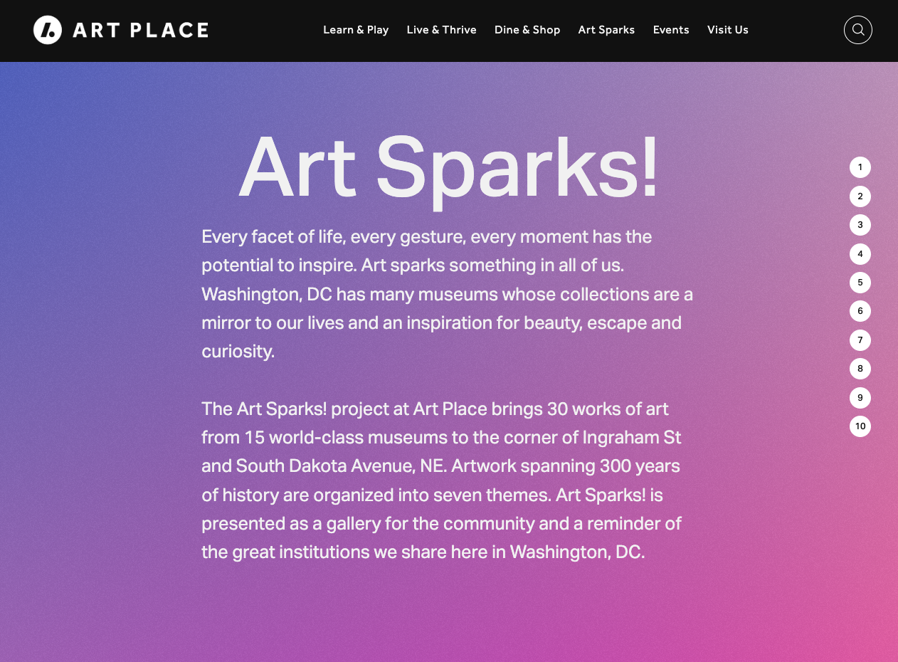 Art Sparks screen 2