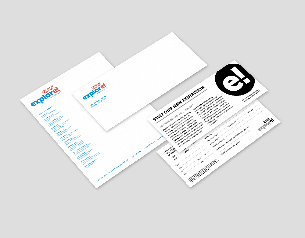 Explore! Children's Museum branding 3