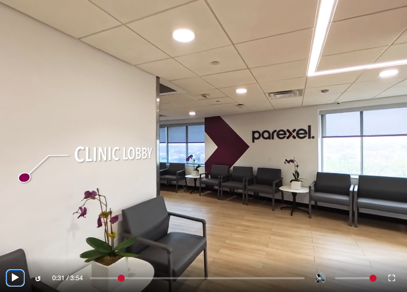 Parexel 360° Virtual Tour screen 2