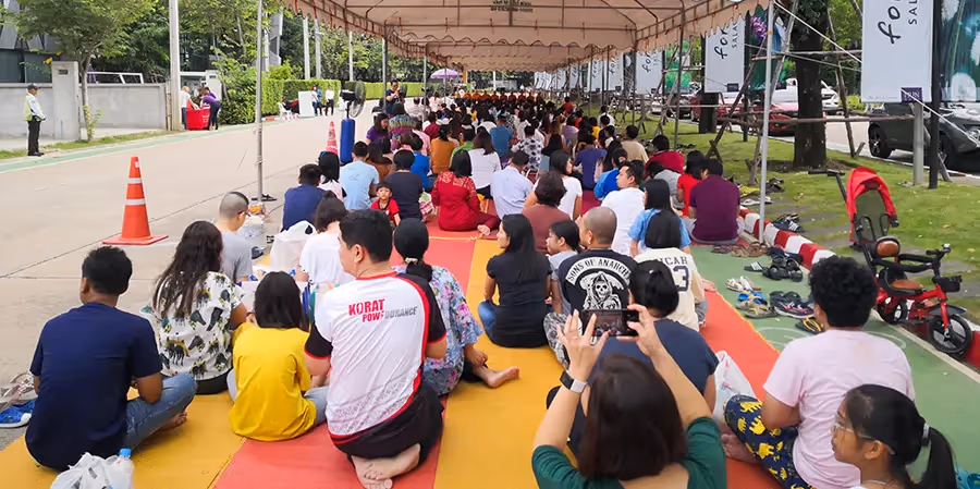 กิจกรรมส่งมอบความสุขให้แก่ลูกบ้าน ที่โครงการฟอร์เร่ ศาลายา