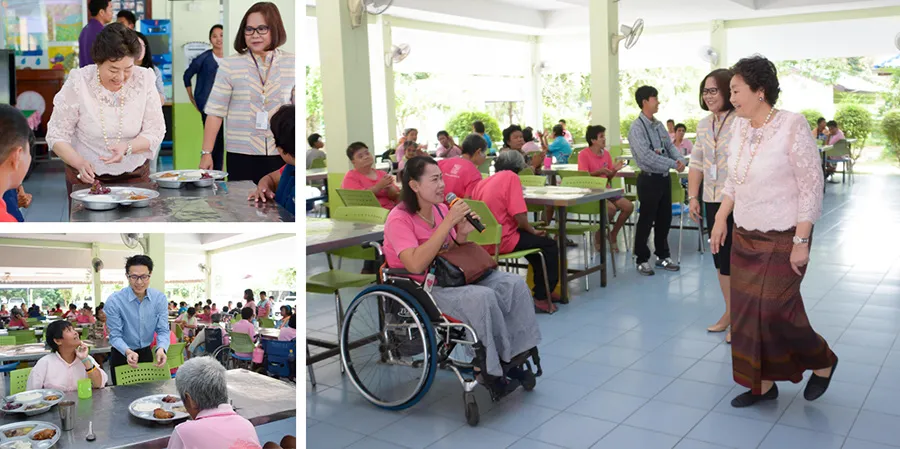 ปริญสิริ ร่วมบริจาคสิ่งของจำเป็นแก่คนพิการ