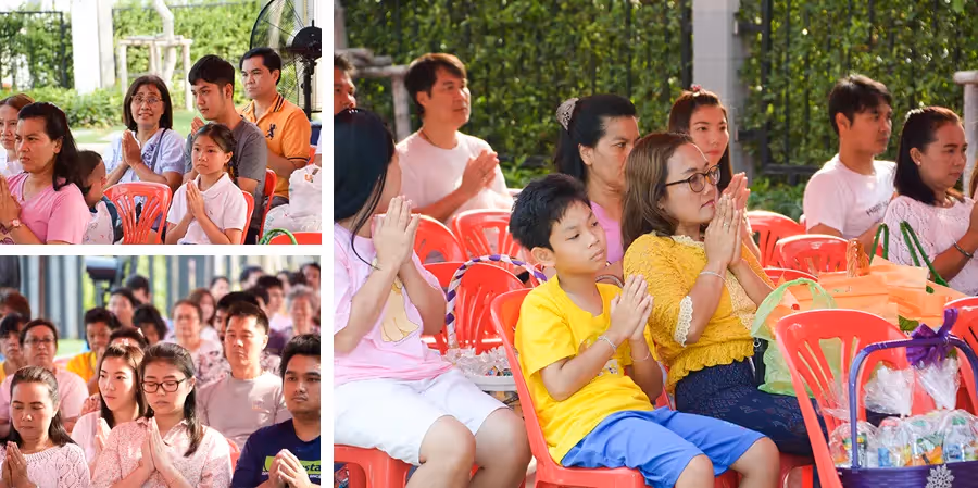 กิจกรรมทำบุญตักบาตร ที่โครงการอิคอนเนเจอร์ พระราม 2 - เทียนทะเล