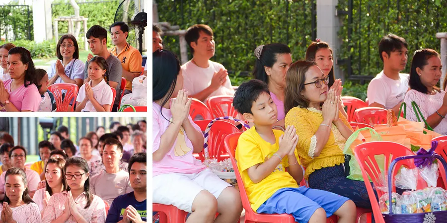 กิจกรรมทำบุญตักบาตร ที่โครงการอิคอนเนเจอร์ พระราม 2 - เทียนทะเล