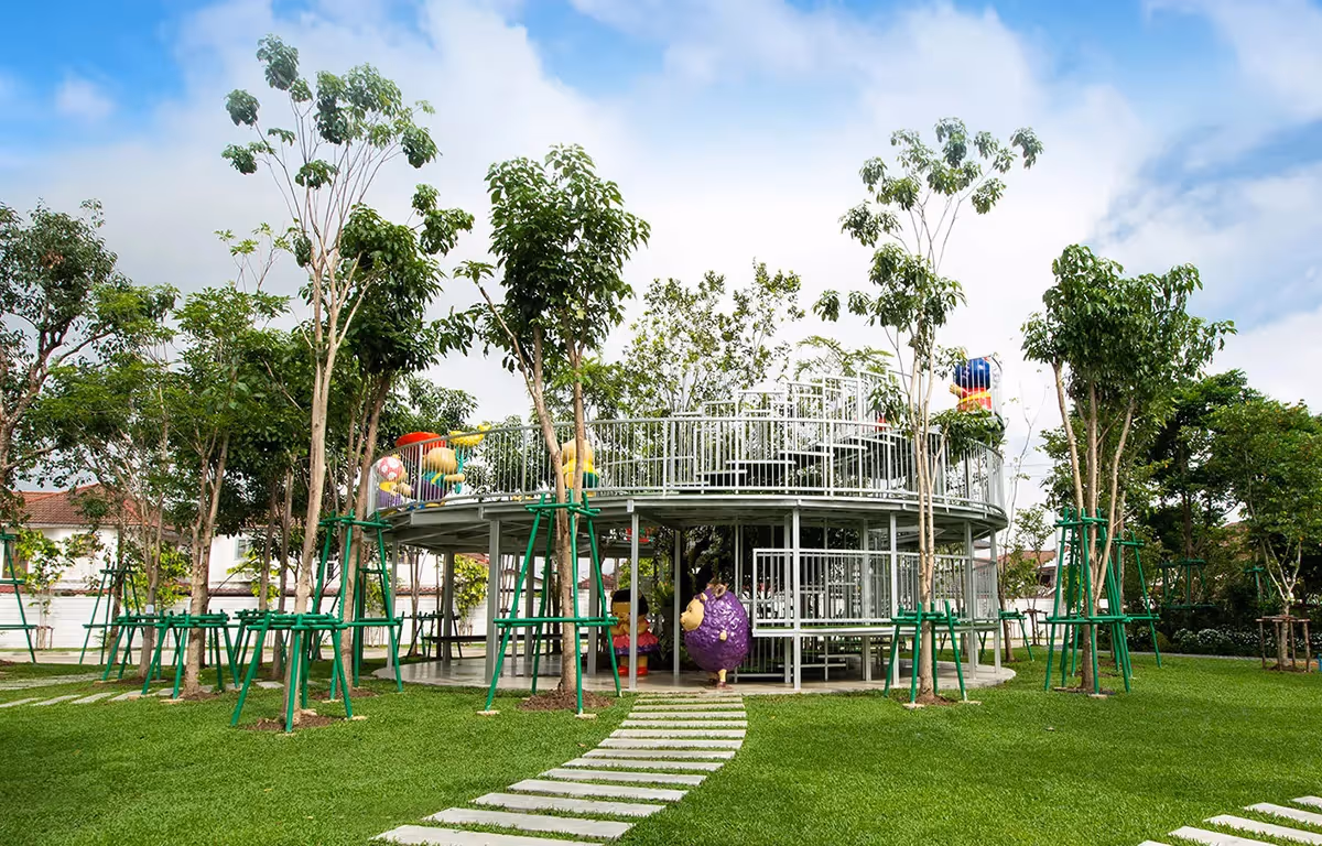 RING AROUND A TREE สนามเด็กเล่นล้อมรอบต้นไม้ใหญ่ โครงการซิตี้เซนส์ ดอนเมือง - สรงประภา