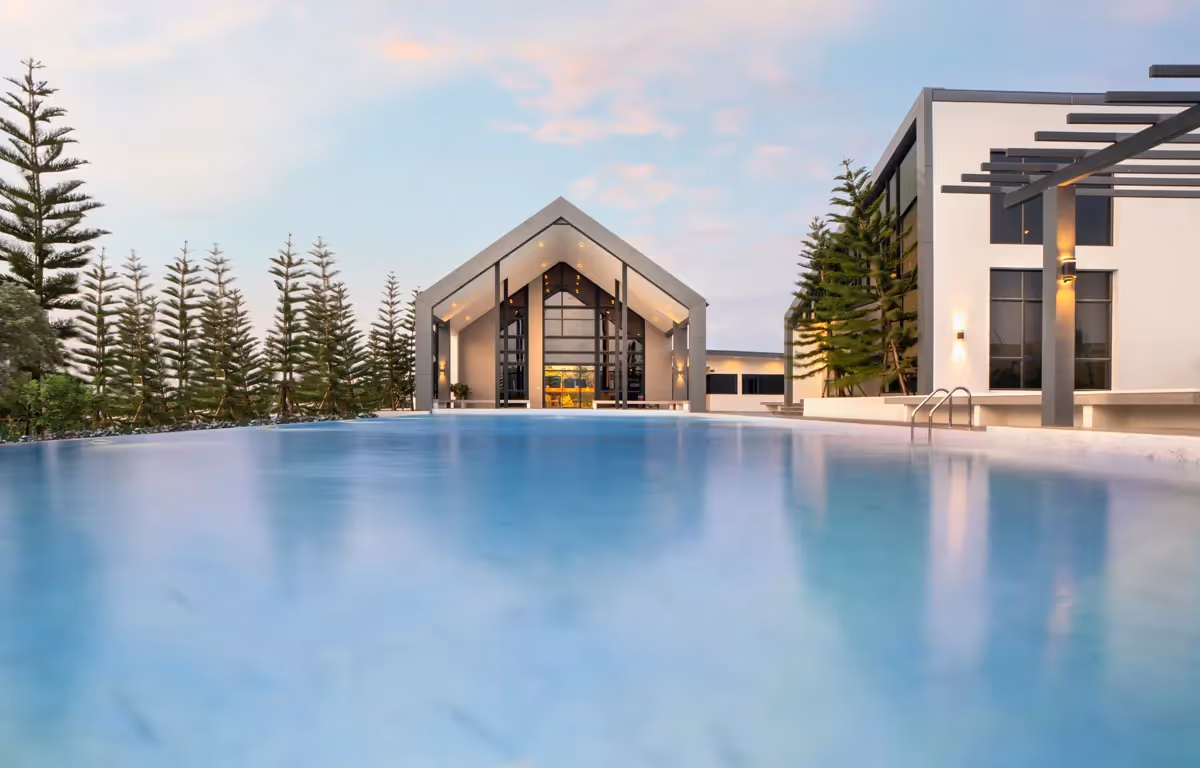SWIMMING POOL สระว่ายน้ำระบบเกลือแยกสระเด็กสระผู้ใหญ่