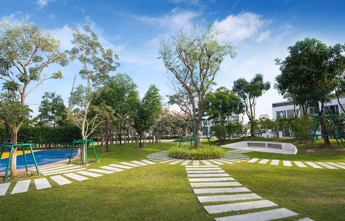 O₂ PARK สวนธรรมชาติ สำหรับการพักผ่อน โครงการซิตี้เซนส์ ดอนเมือง - สรงประภา