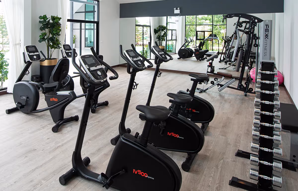 FITNESS ห้องออกกำลังกายพร้อมอุปกรณ์ครบครัน โครงการซิตี้เซนส์ ดอนเมือง - สรงประภา