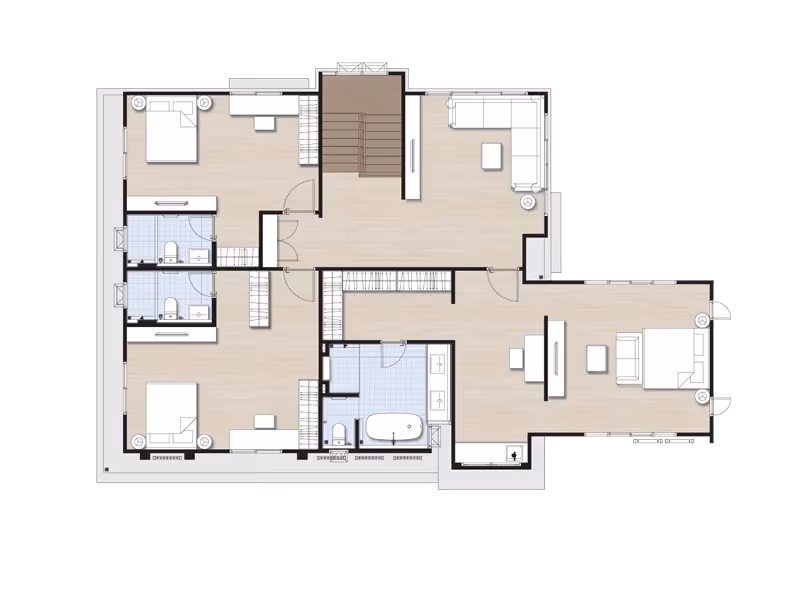 แบบบ้าน SIKAREE ชั้น 2 บ้านเดี่ยว ปริญญ์ เพชรเกษม 69