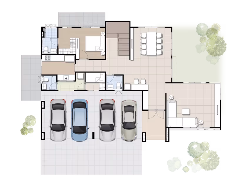 แบบบ้าน SIKAREE ชั้น 1 บ้านเดี่ยว ปริญญ์ เพชรเกษม 69