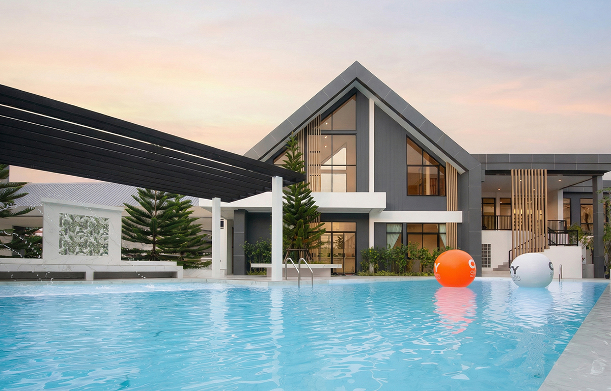 O₂ CLUB สระว่ายน้ำระบบเกลือขนาดใหญ่