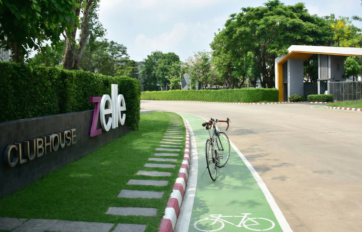 O₂ LANE BIKE LANE & JOG LANE รองรับการออกกำลังกาย ผ่อนคลายทุกการเคลื่อนไหว คอนโด ศาลายา