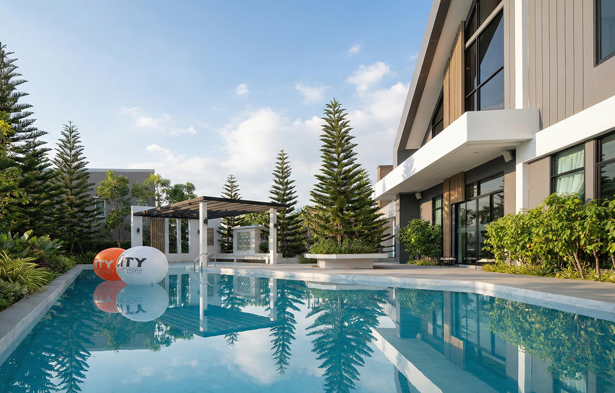 O₂ CLUB สระว่ายน้ำระบบเกลือขนาดใหญ่