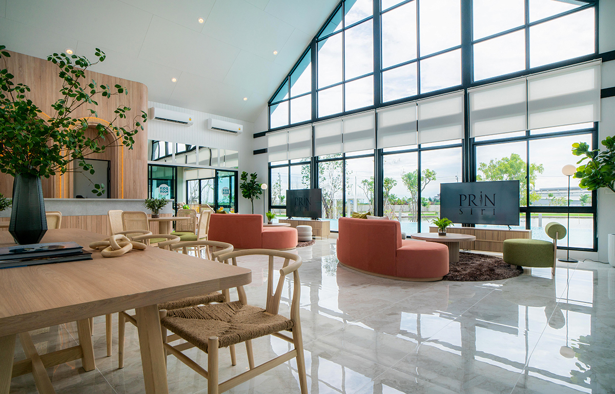 O₂ CLUB ห้องรับแขกขนาดใหญ่ของโครงการ ตอบรับทุกกิจกรรม นั่งทำงาน หรือนัดแขกคนพิเศษได้ในช่วงเวลาสำคัญ