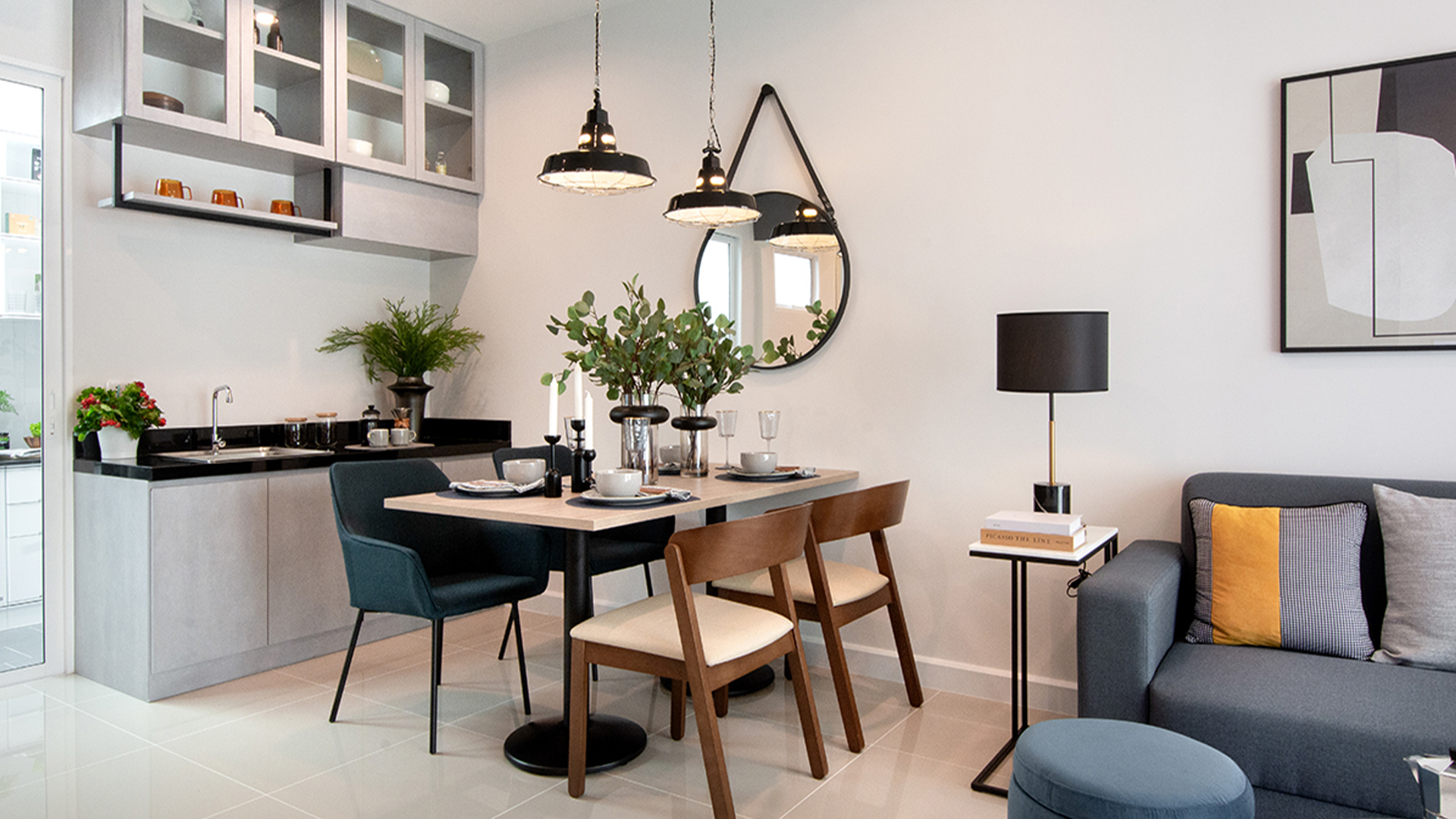 ห้องอเนกประสงค์ที่สามารถจัดเป็นห้องทำงานได้ ในโครงการทาวน์โฮม ซิตี้เซนส์ ดอนเมือง - สรงประภา