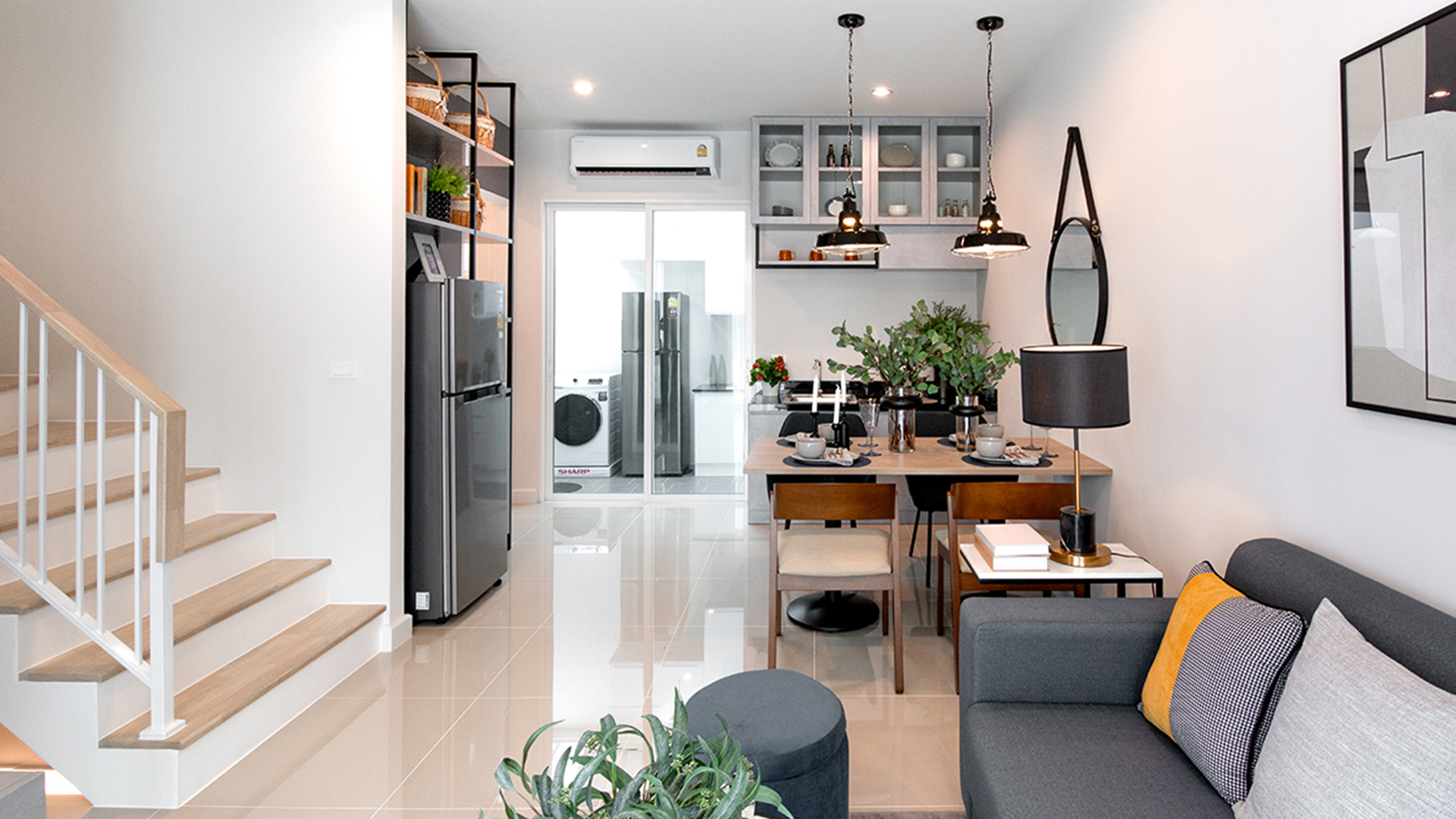 ประตูเข้าโครงการและระบบรักษาความปลอดภัยในโครงการทาวน์โฮม ซิตี้เซนส์ ดอนเมือง - สรงประภา