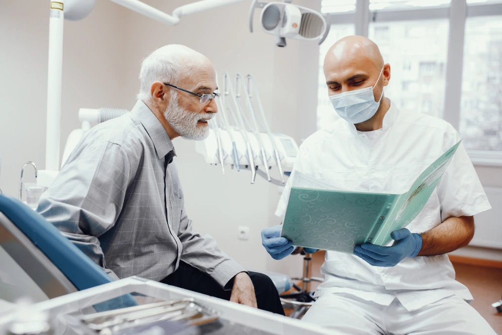 Initial Consultation Before Dental Implant Surgery