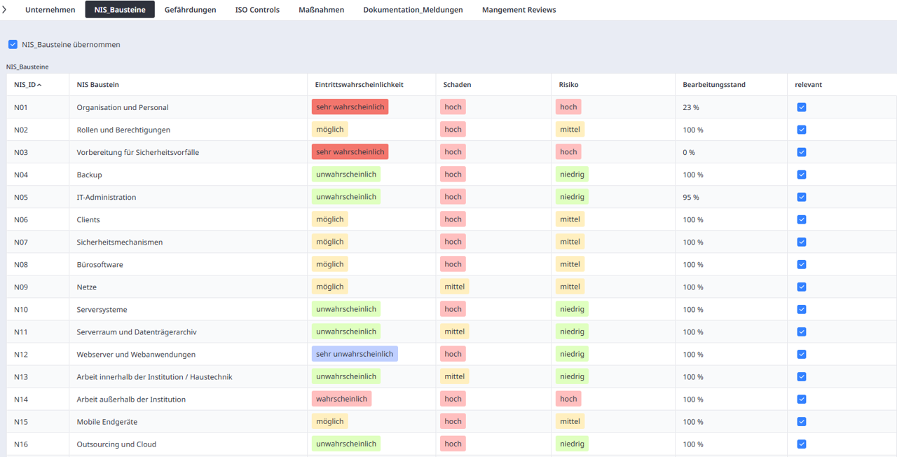 E-Rechnung in Ninox: Rechnungsart auswählen