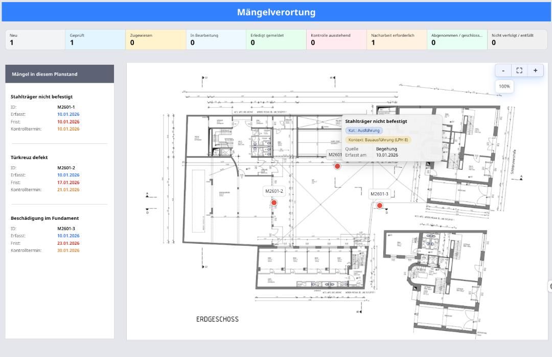 E-Rechnung in Ninox: Rechnungsart auswählen