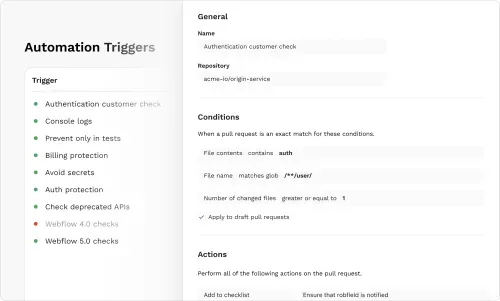 Automations in CodeSee
