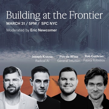 Building at the Frontier: A Panel at SPC NYC