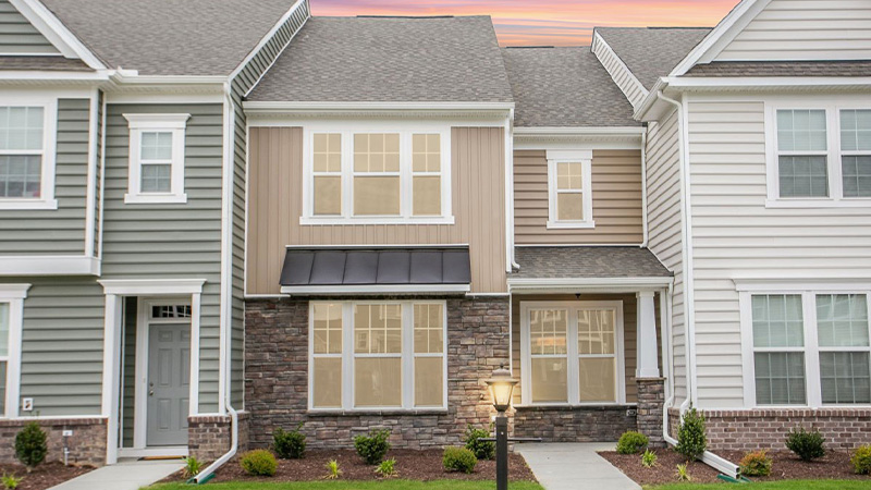 Townes at Central Square: Modern Garage Townhomes in Sanford, NC