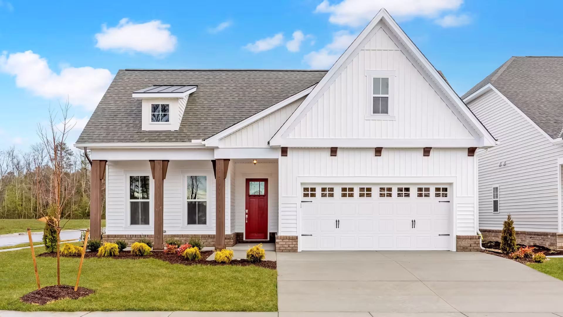 Exterior of the Retreat floor plan by HHHunt at Charter Colony
