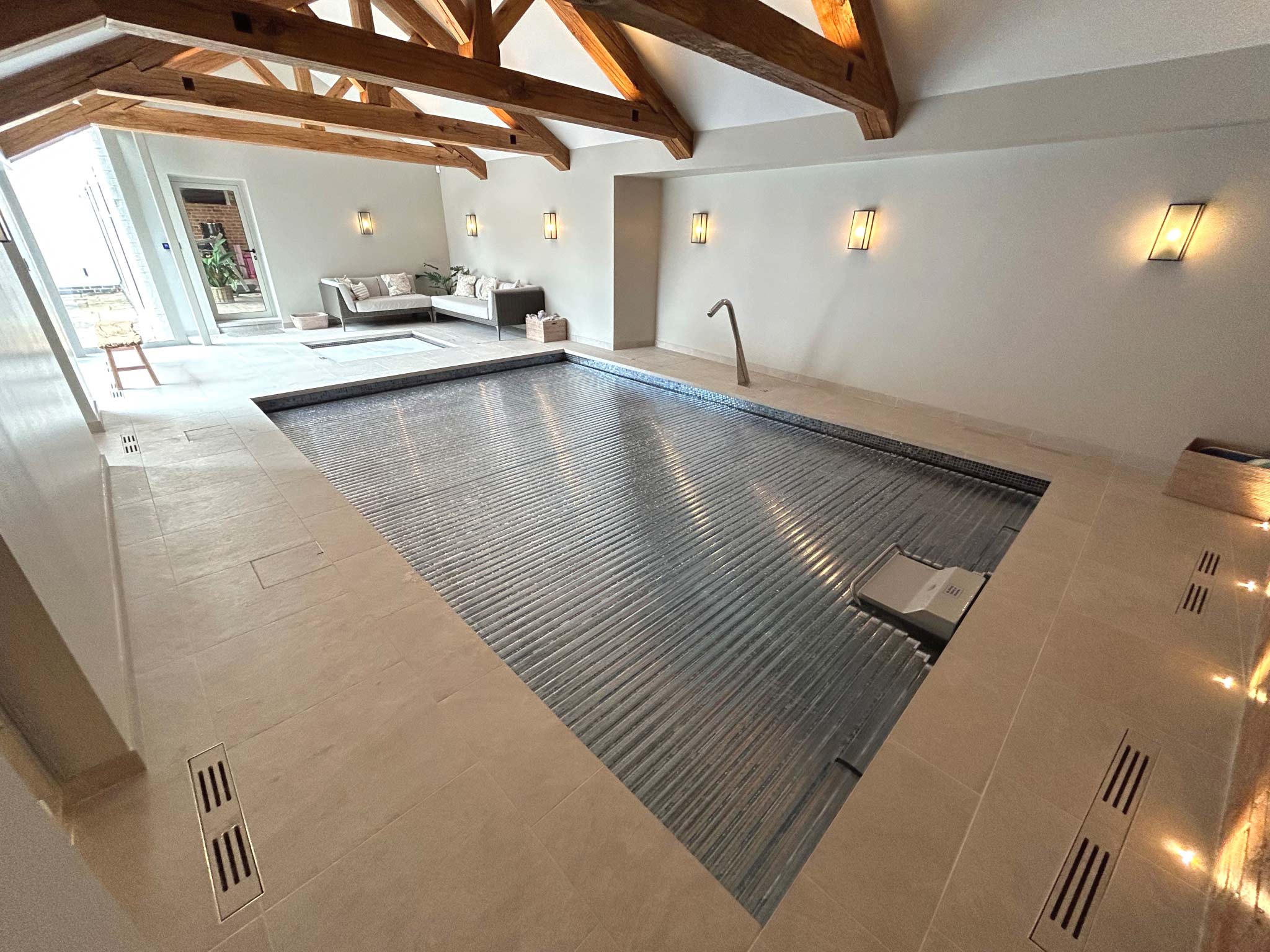 Woodlands swimming pool project, view 4
