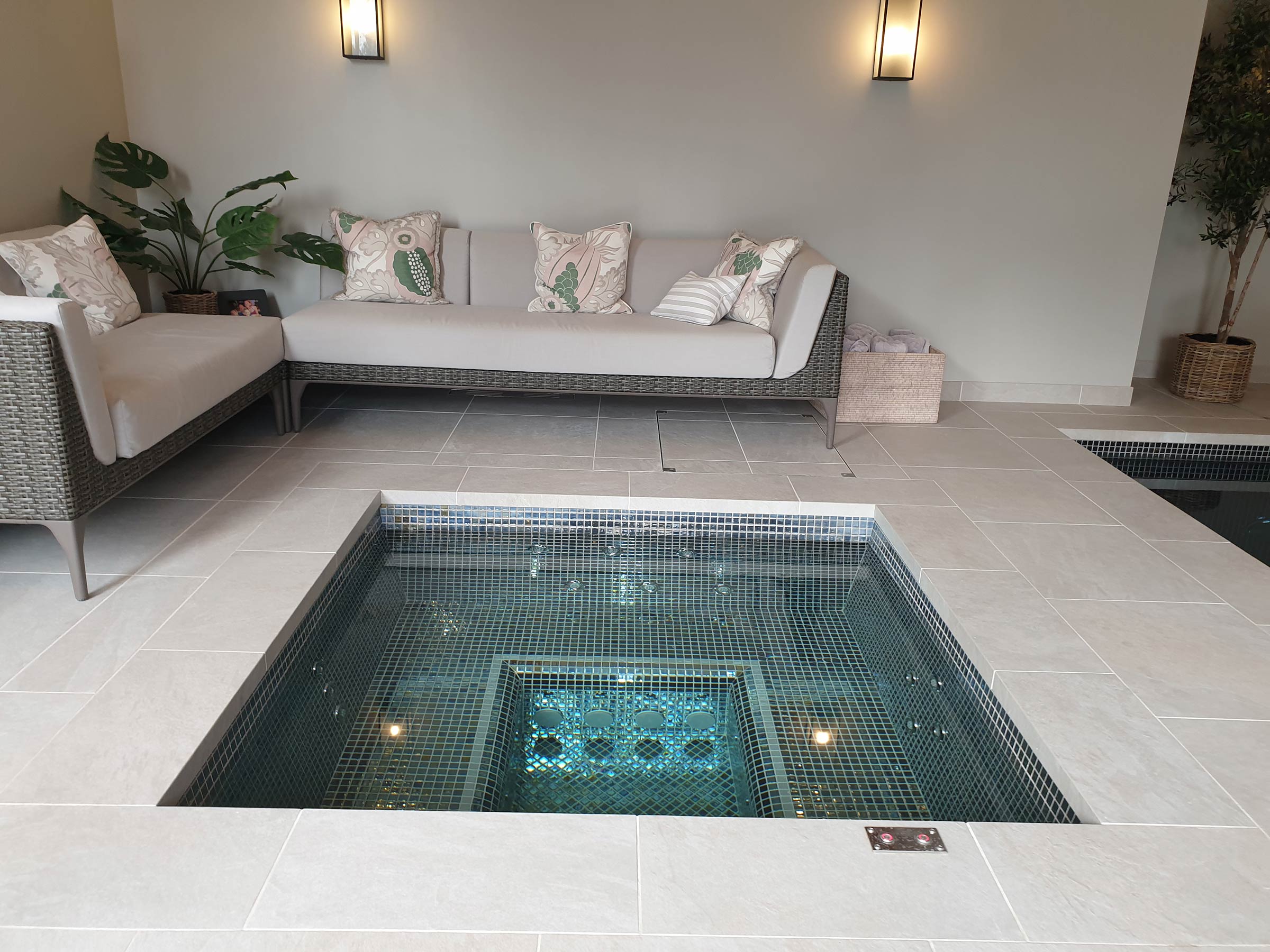 Woodlands swimming pool project, view 2