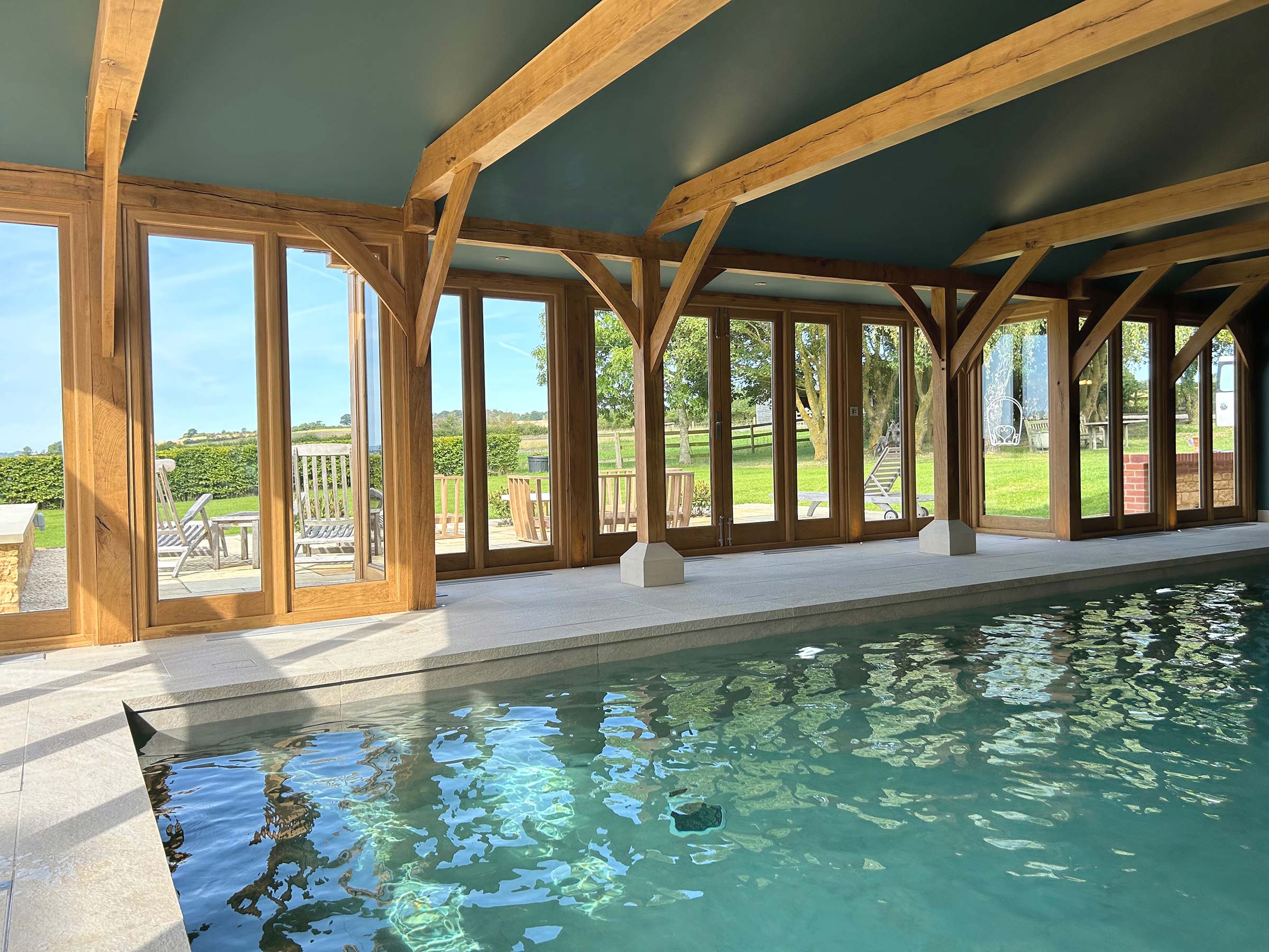 Indoor Project swimming pool project, view 2
