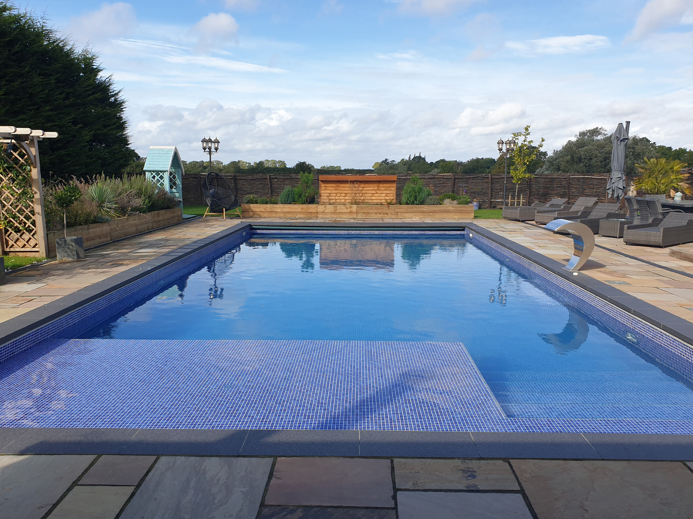 Fosse-Cottage swimming pool project, view 2