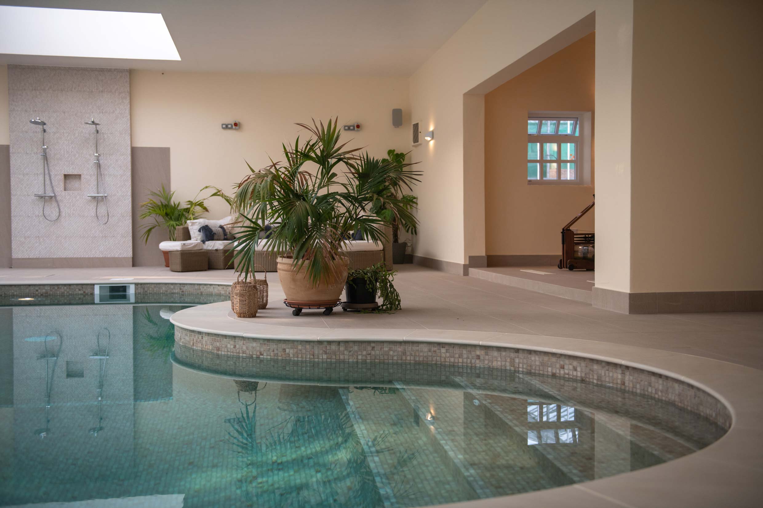 The Manor swimming pool project, view 2