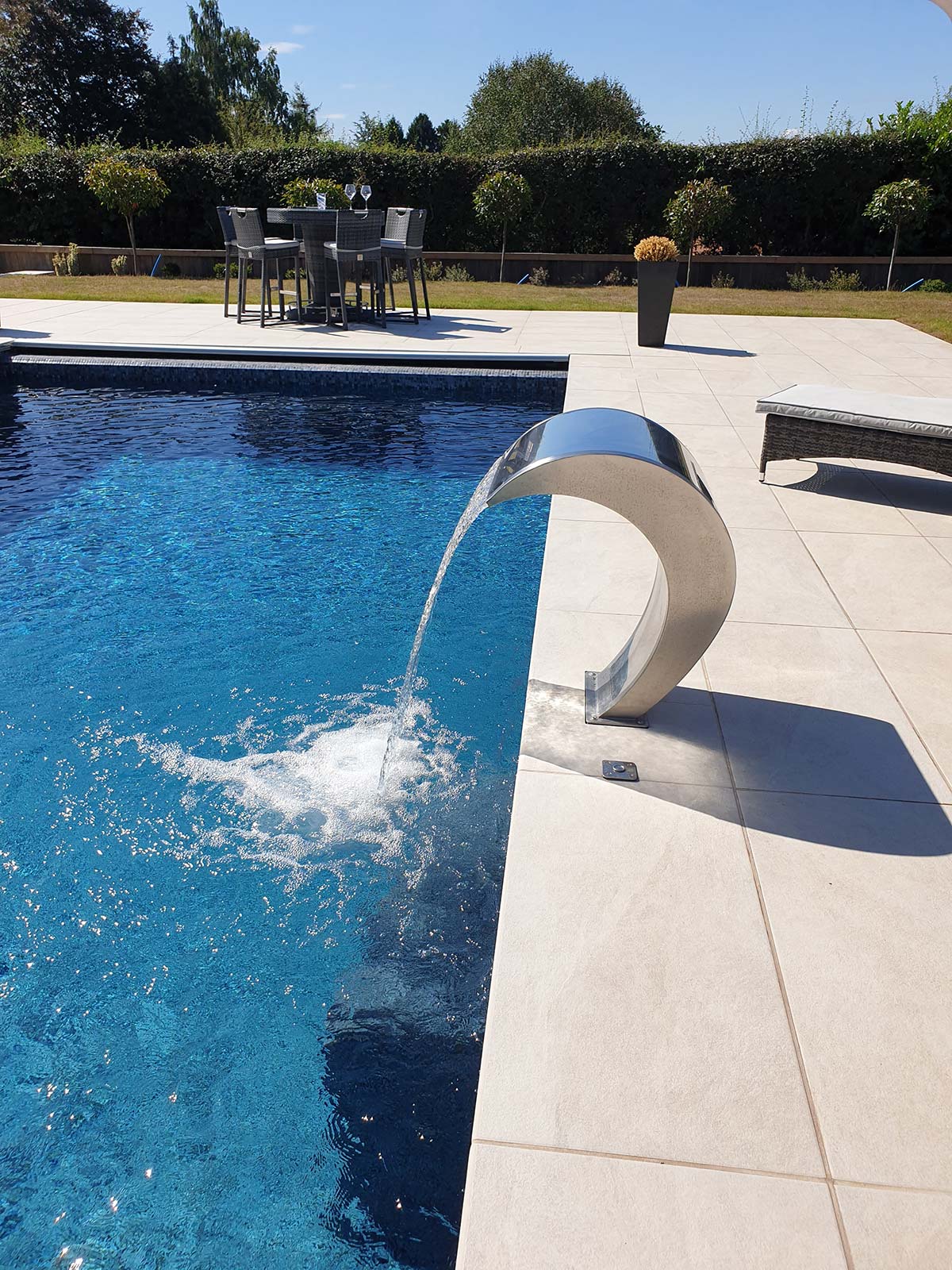 Kenilworth House swimming pool project, view 4
