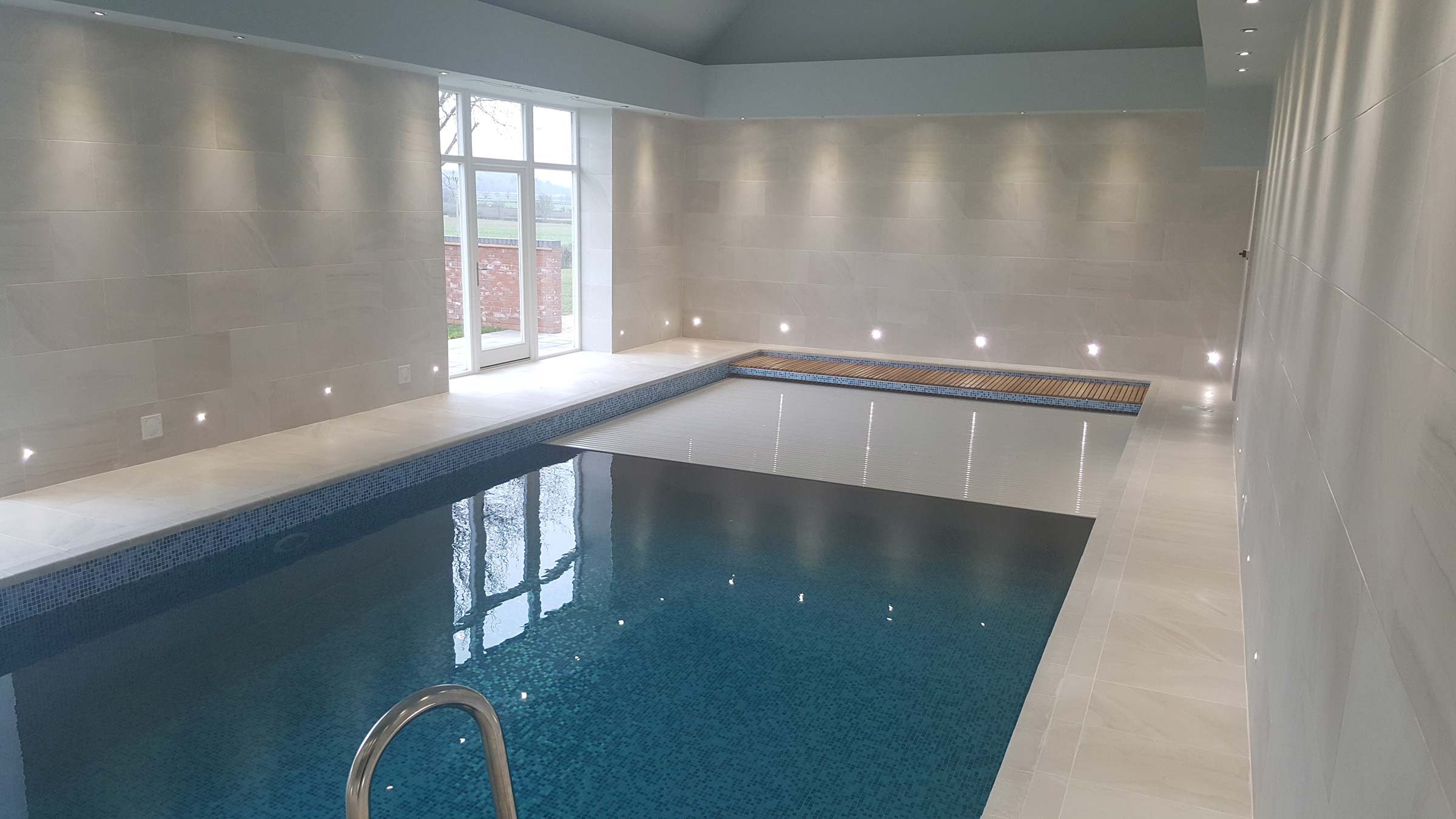 Flint swimming pool project, view 2