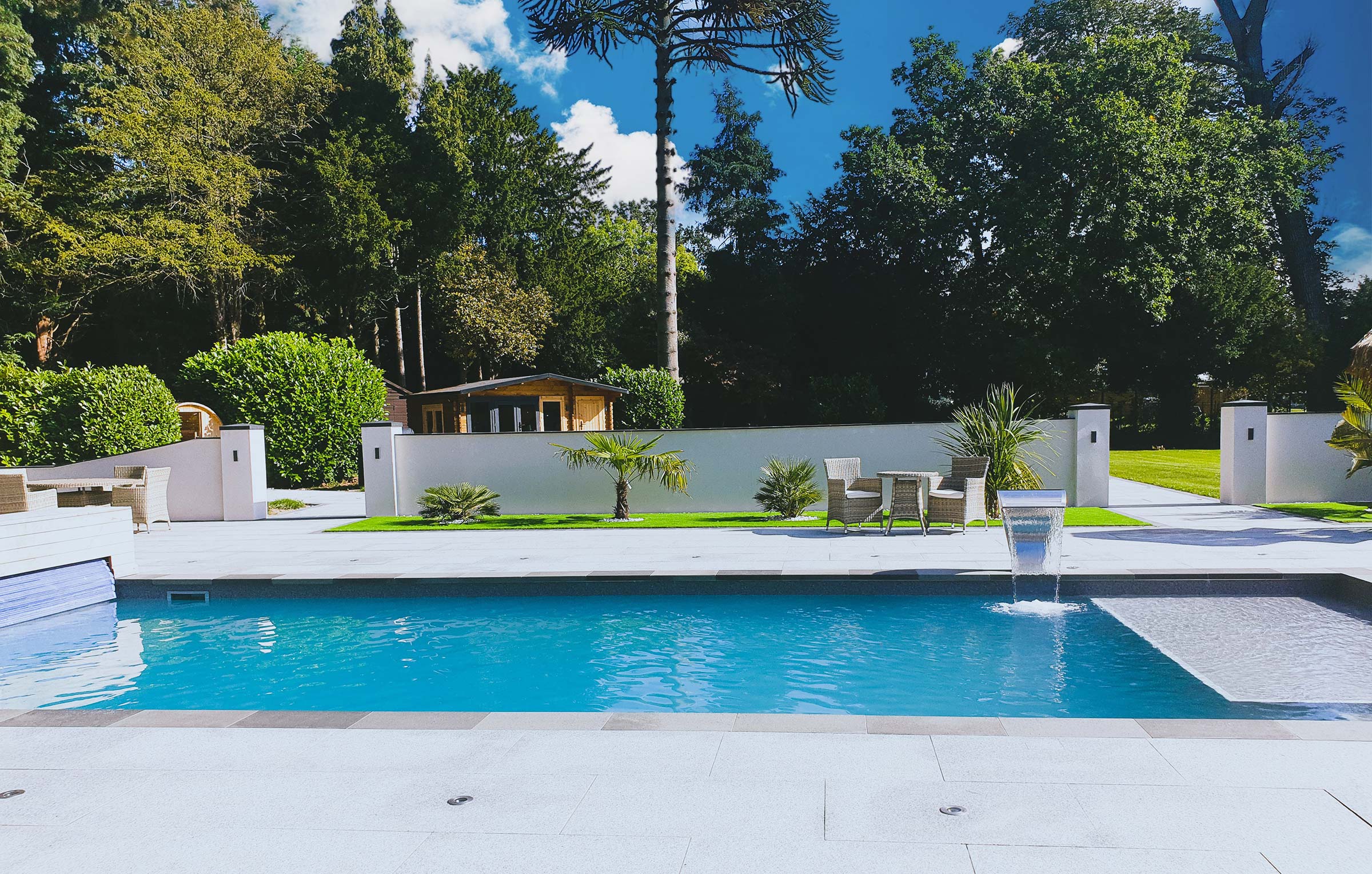 Carol House swimming pool project