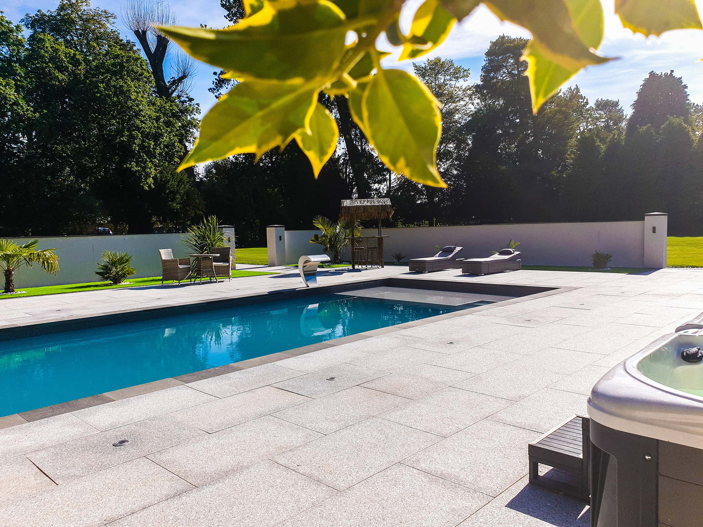 Carol House swimming pool project, view 4