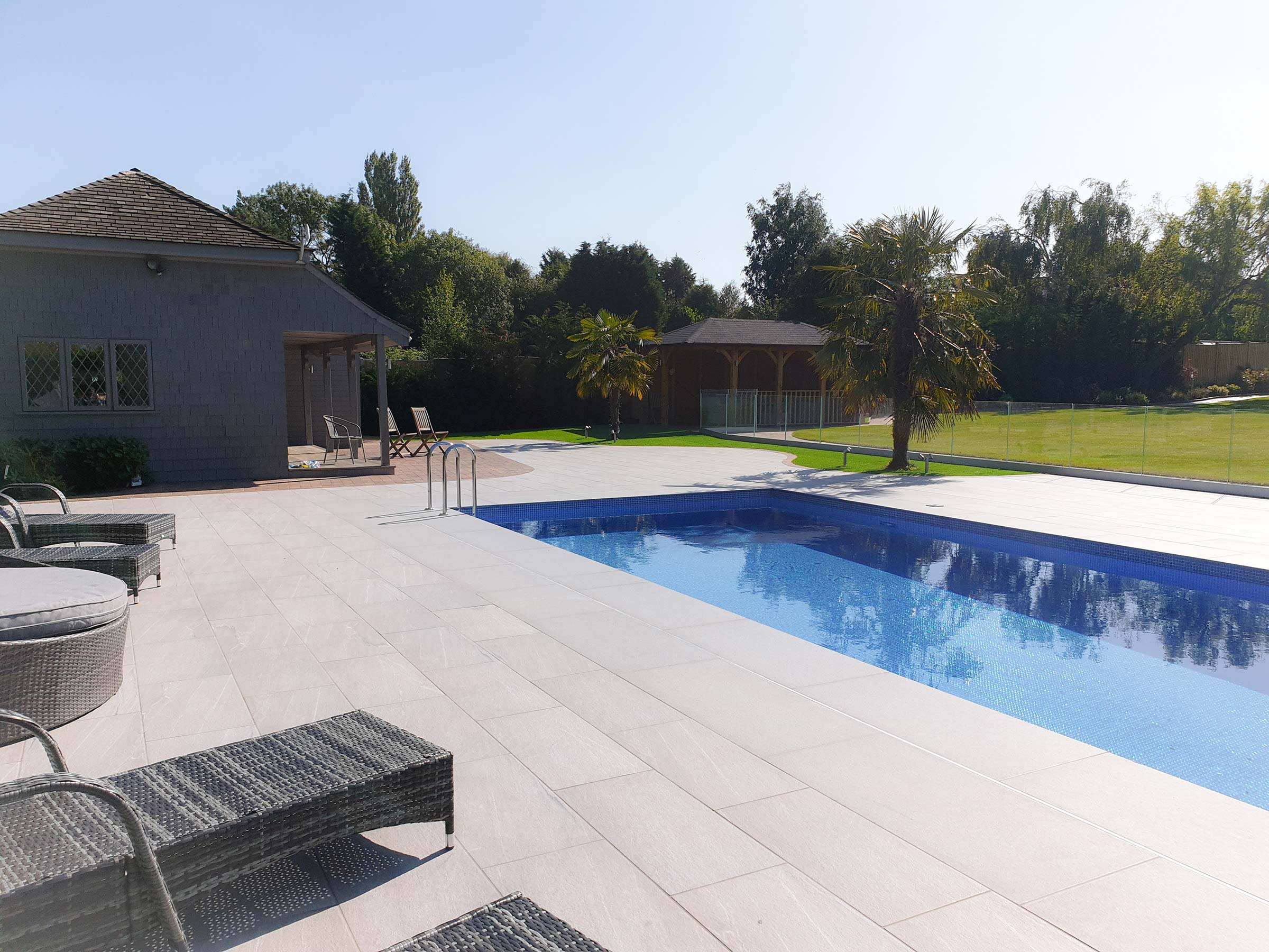 Bradgate - Outside swimming pool project