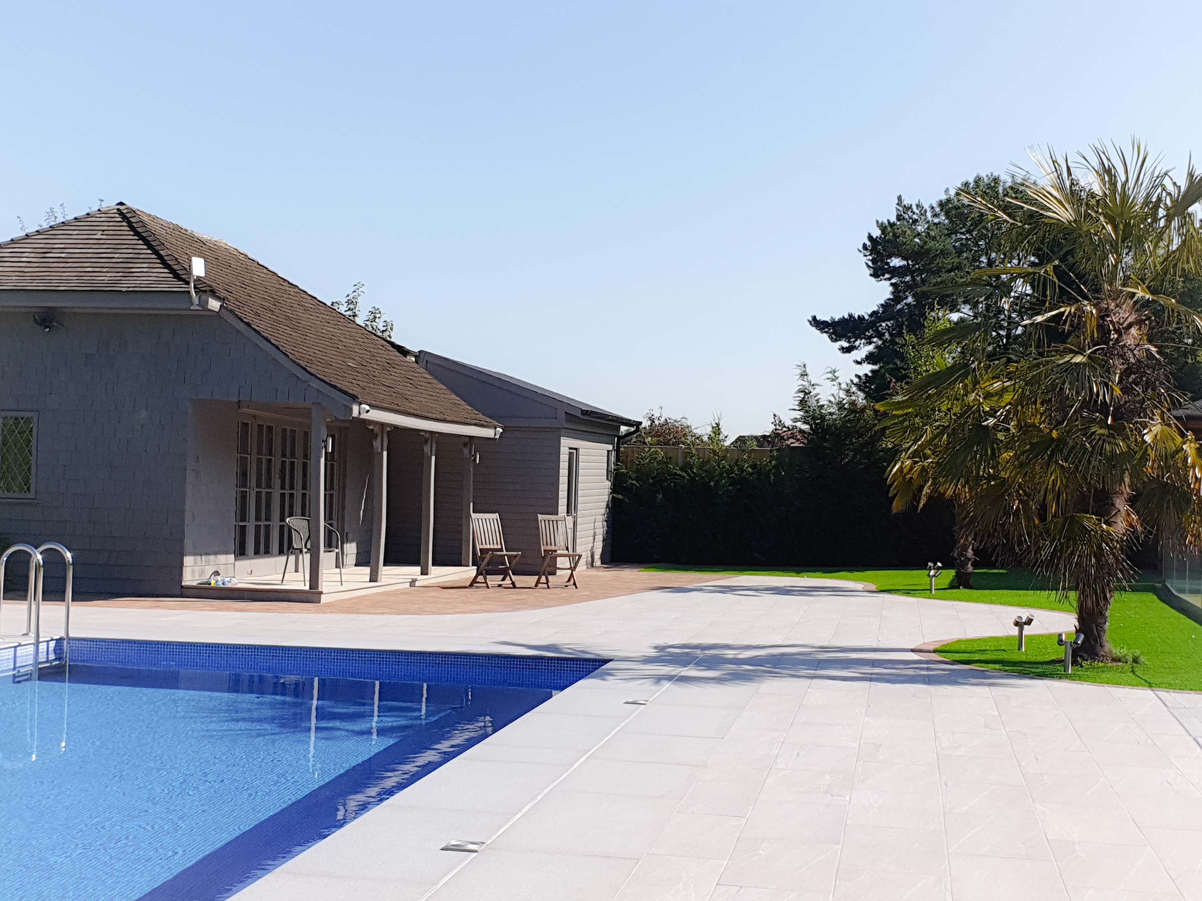 Bradgate - Outside swimming pool project, view 3