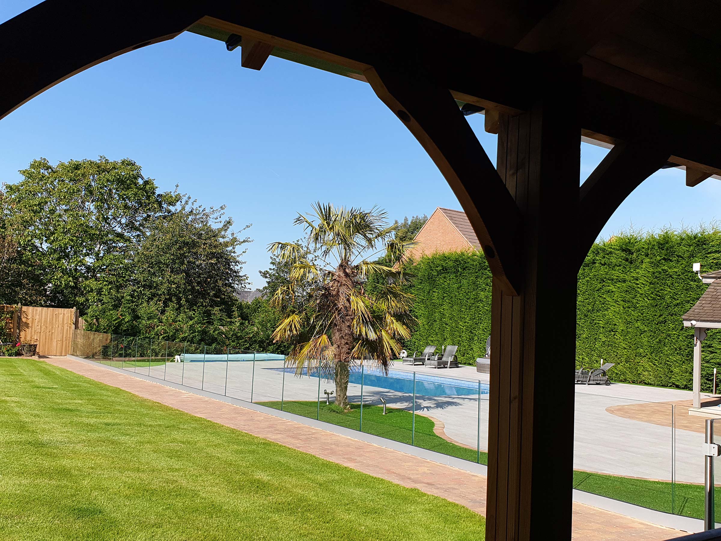 Bradgate - Outside swimming pool project, view 2