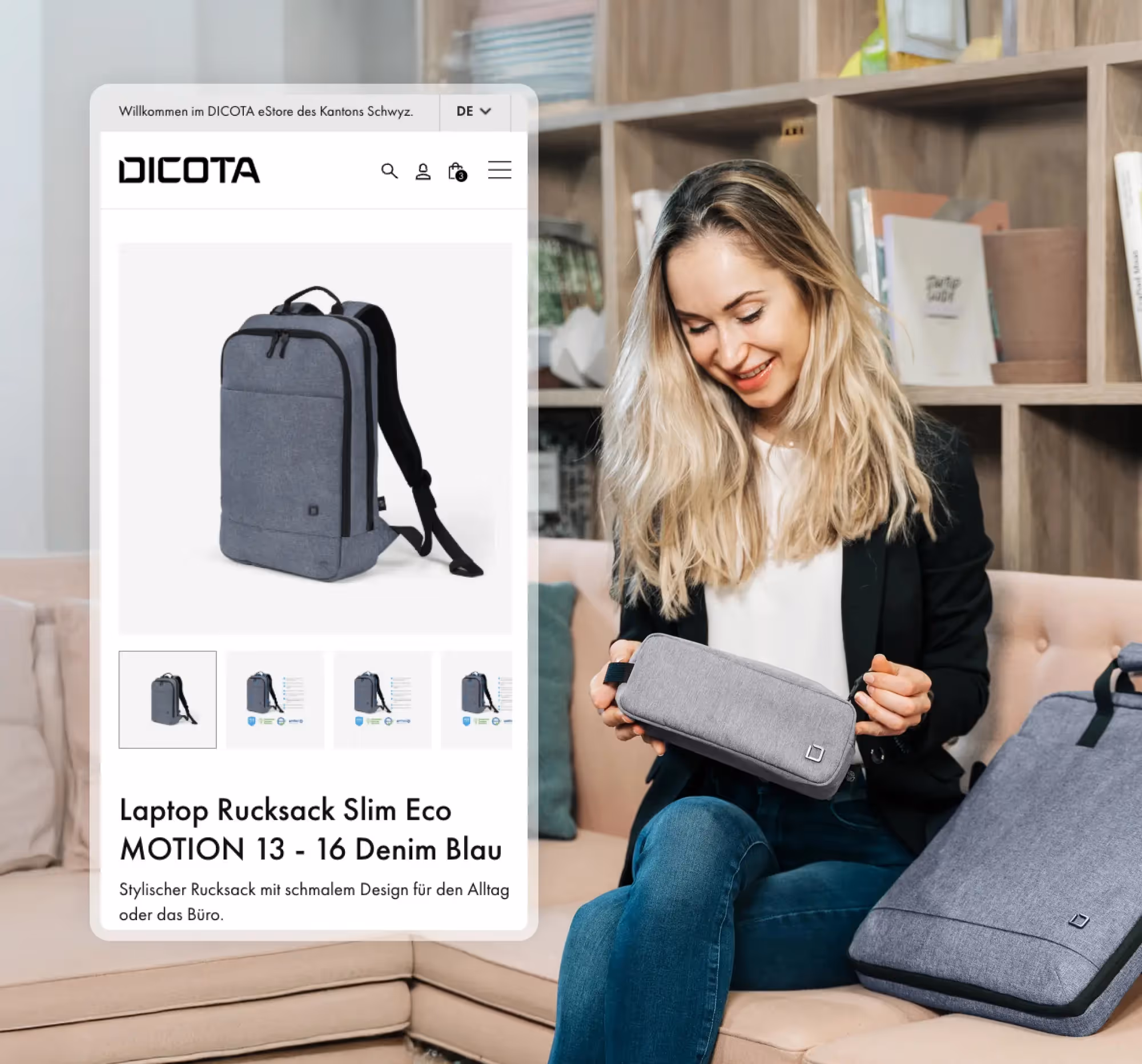 More than just a store: DICOTA combines e-commerce, intranet and B2B platform on Shopify Plus