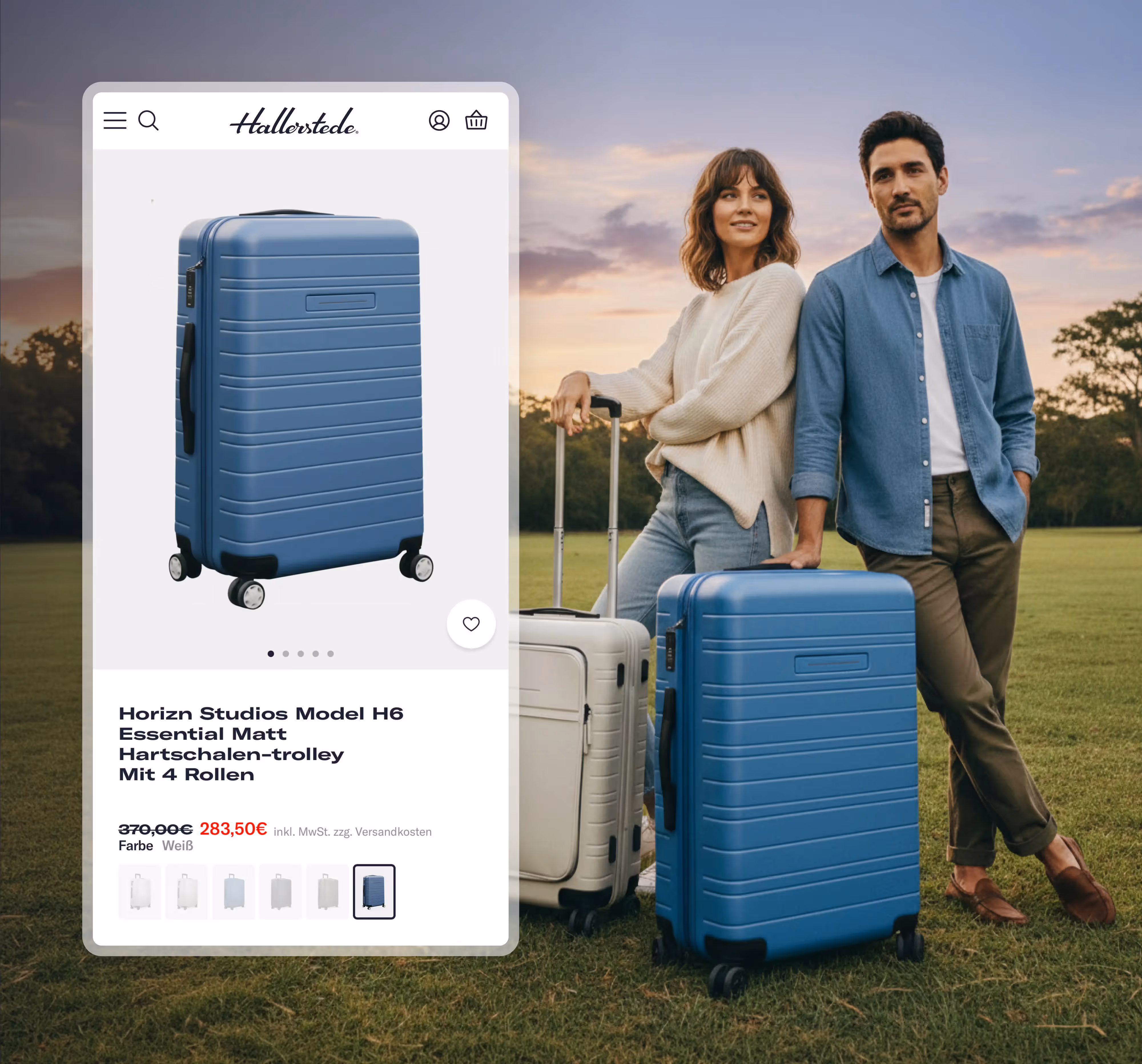 Tradition with a modern twist: The transition from Kofferworld to Hallerstede on the Shopify platform.