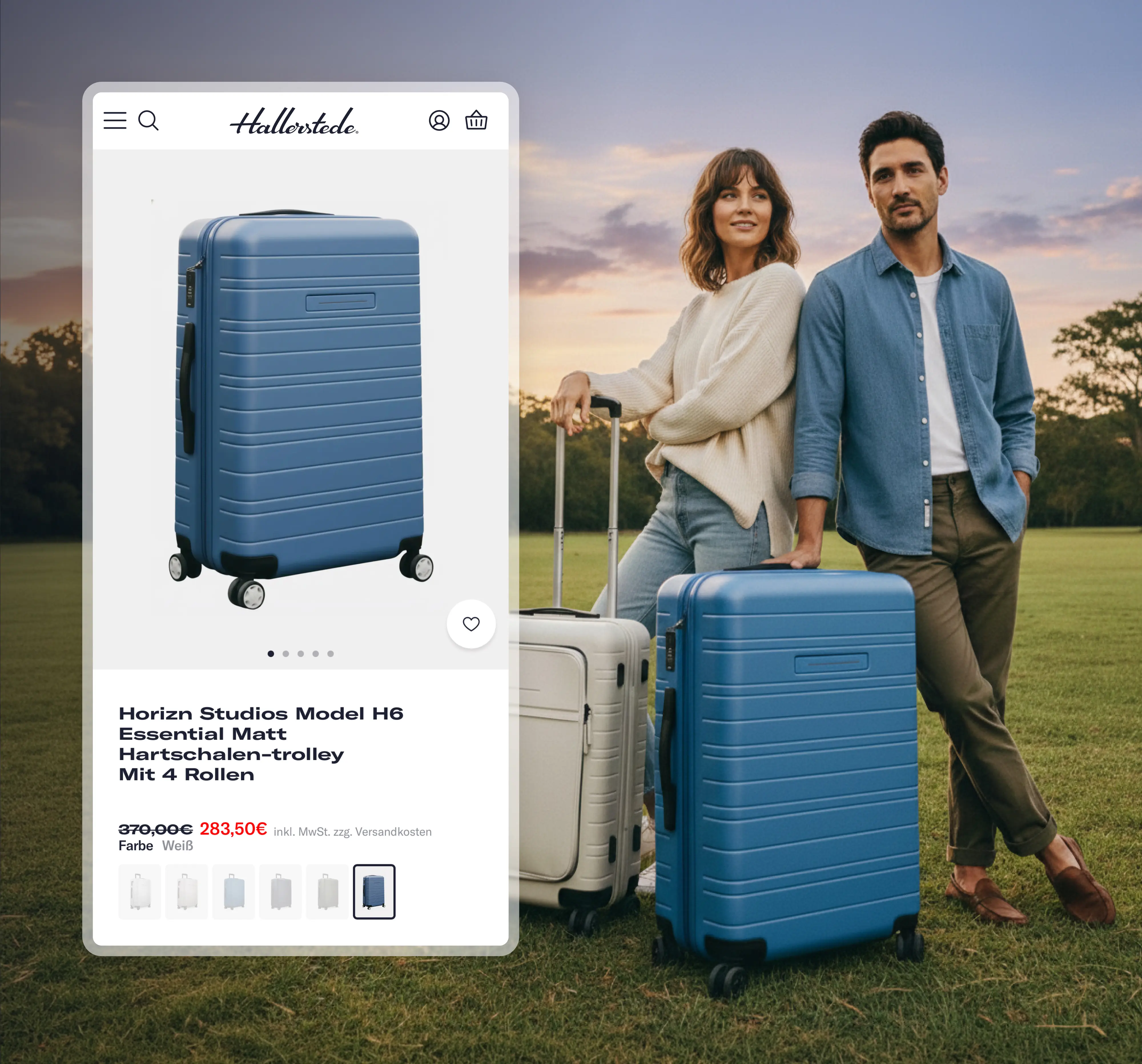 Tradition with a modern twist: The transition from Kofferworld to Hallerstede on the Shopify platform.