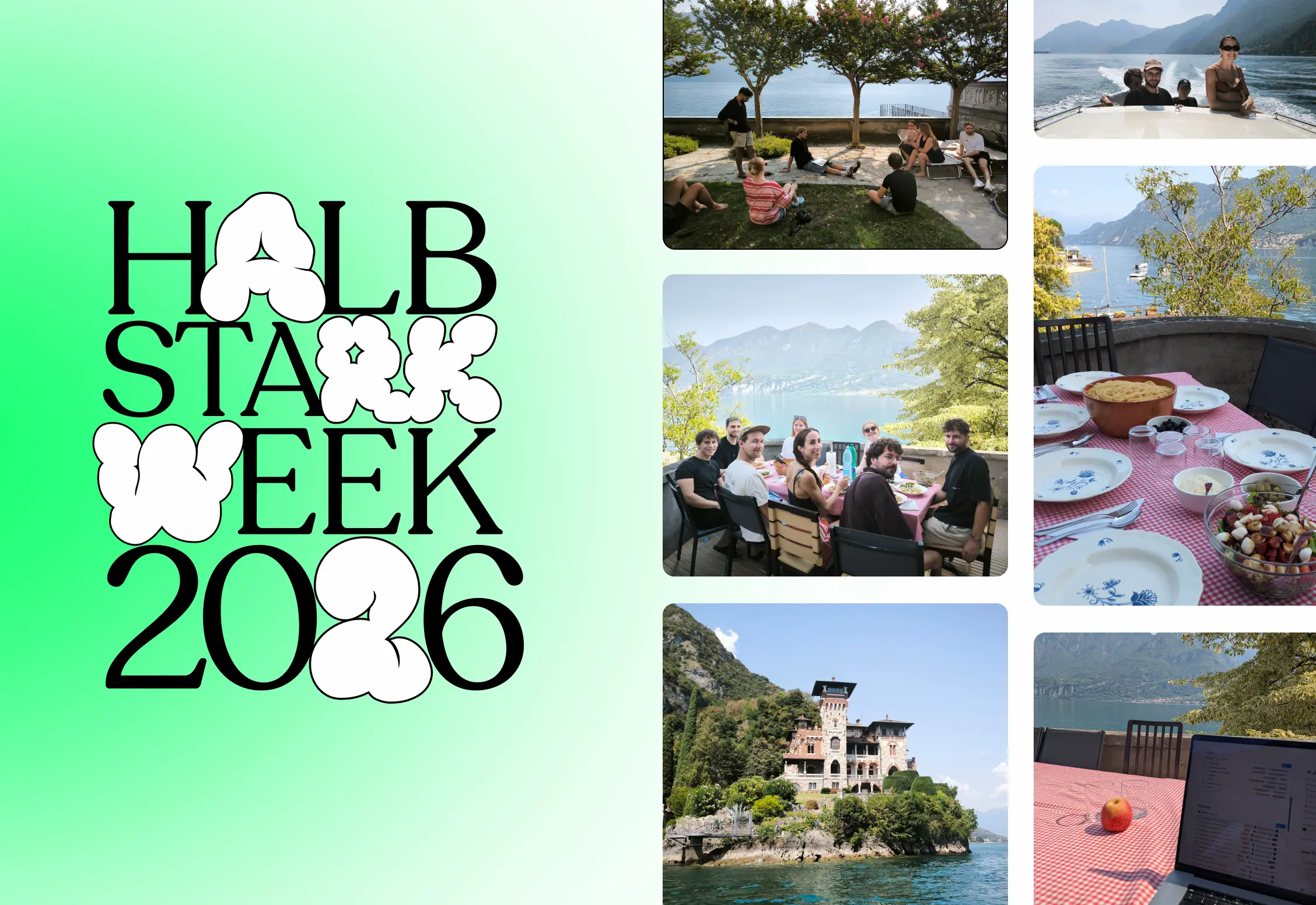 Halbstark A Week at Lake Como: A week of agency work, client projects, and team time