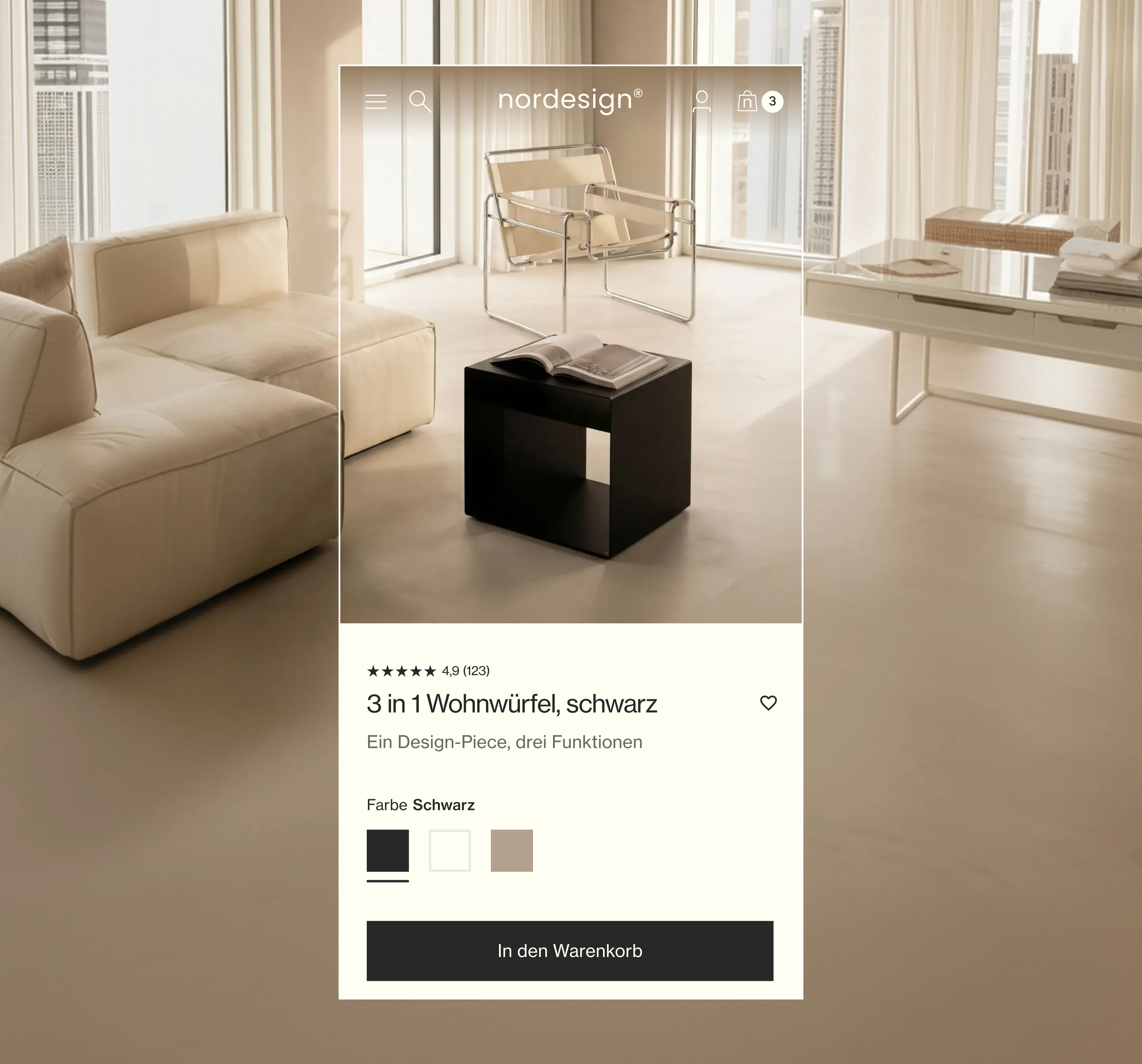 Minimalism as a Selling Point: The New Shopify Store from nordesign.