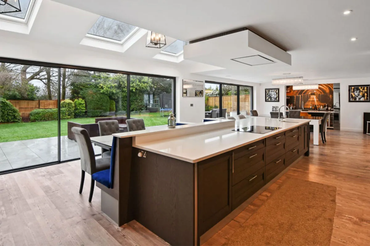 Self-sufficient home in protected zone