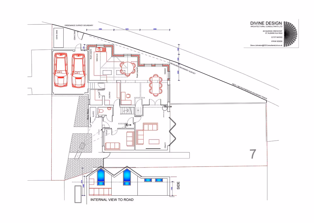 Communial home floorplan by Divine Designs